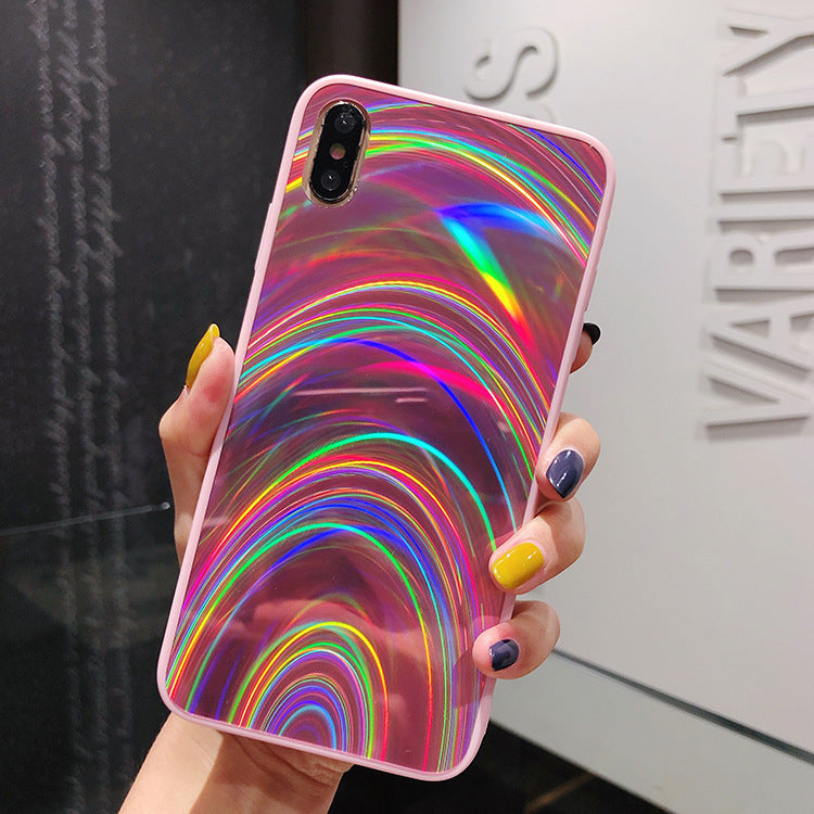 Rainbow Mirror Soft Phone Case