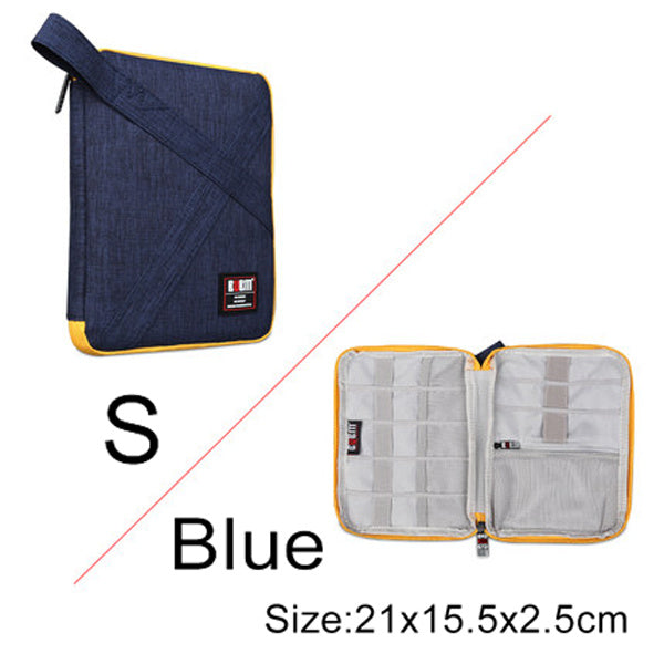 Universal Travel Cable Organizer - Electronics Accessories Cases Gadget Bag For USB, Phone, Charger and Cable, Fit for ipad - JumoShop