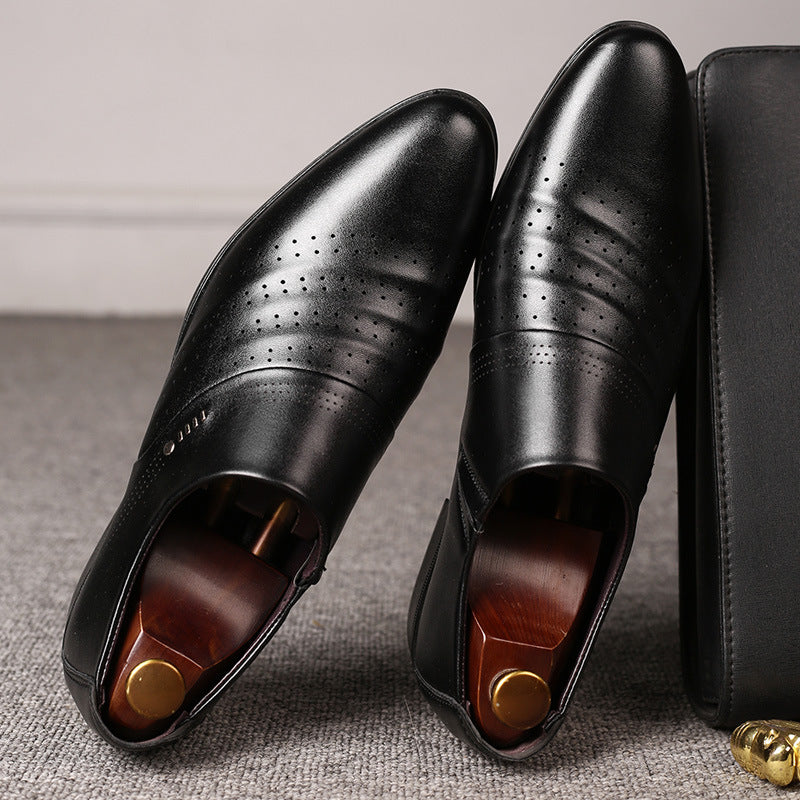Casual Pointed Toe Shoes for Men - Leather Shoes for Men