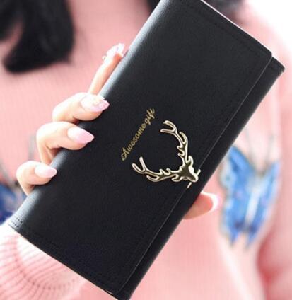 Korean Fashion Frosted Deer Woman Bag - Multi Card Holding Bag Coin Purse