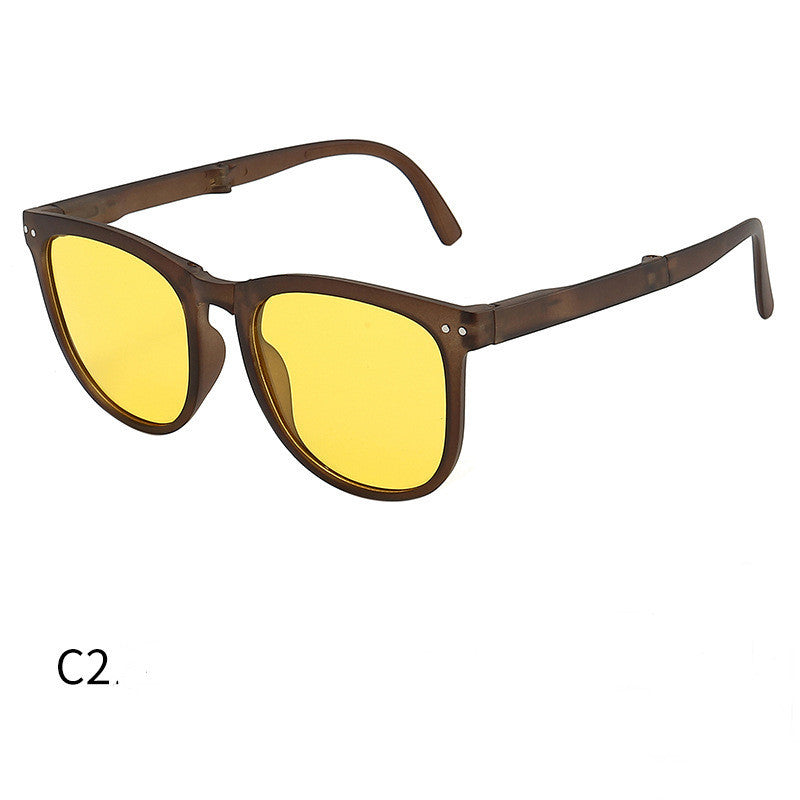 Trendy Foldable Sunglasses For Women - TR Polarized Folding Sun Glasses