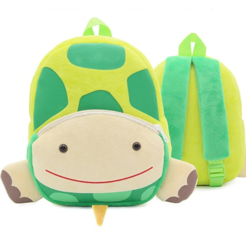 Children School Backpack - Cartoon Rainbow Design, Soft Plush Material For Toddler, Baby Girls Kindergarten Kids School Bags