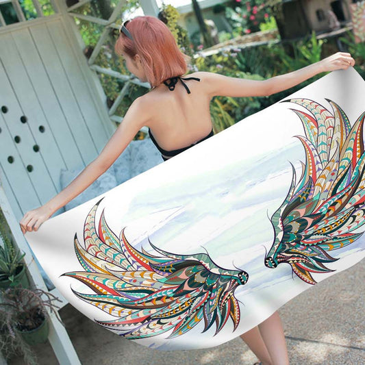 Rectangular Beach Towel - Digital Printed Towel