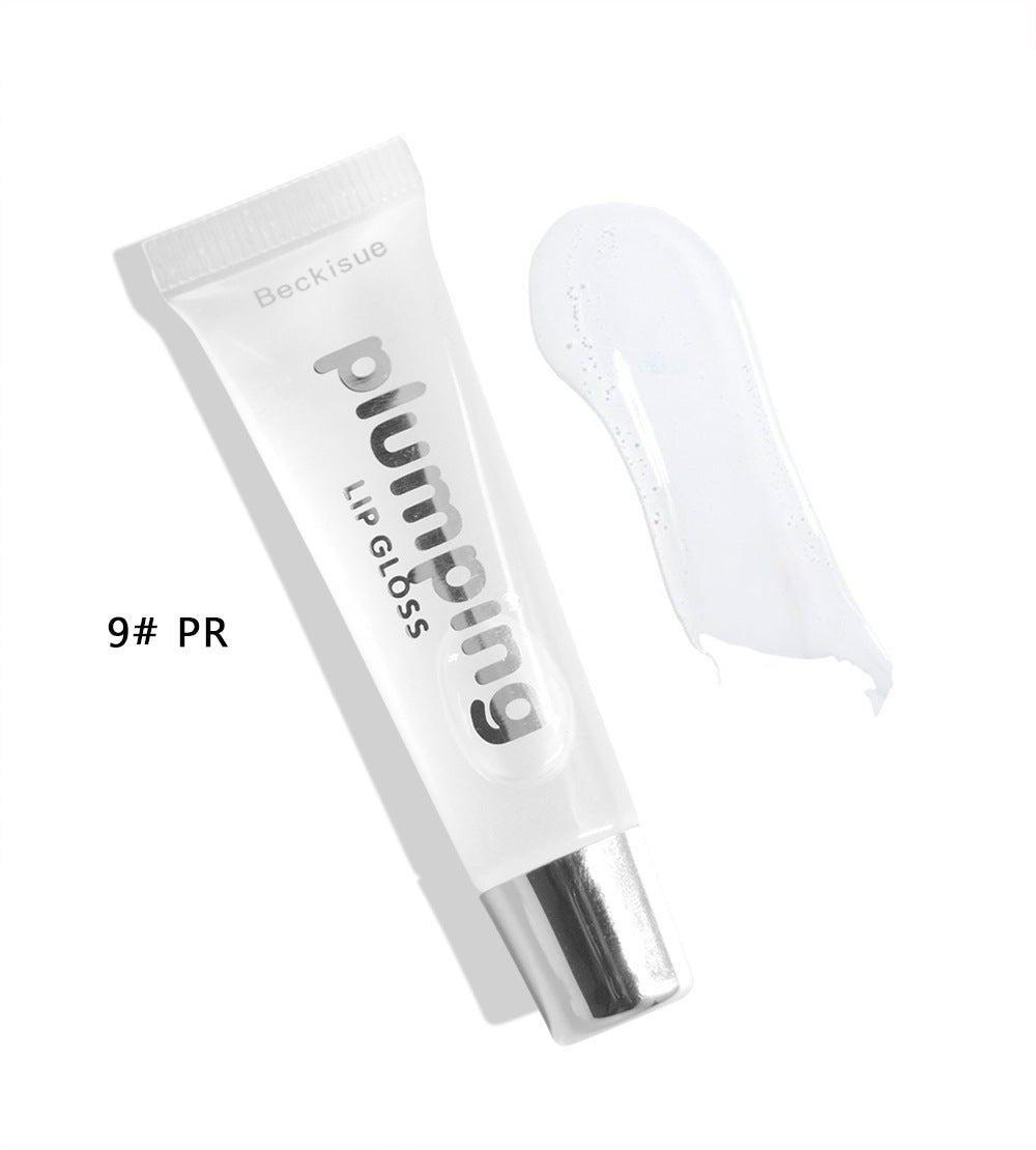 Wet Cherry Plumping Lip gloss - Lip Plumper Makeup Big Lip Gloss Moisturizer Plump Volume Shiny Vitamin E Mineral Oil