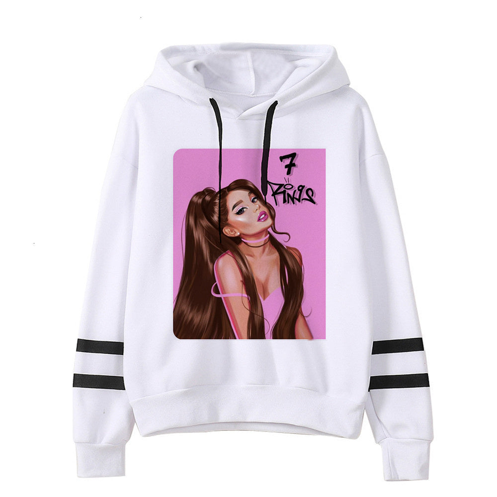 Printed Hooded Sweater