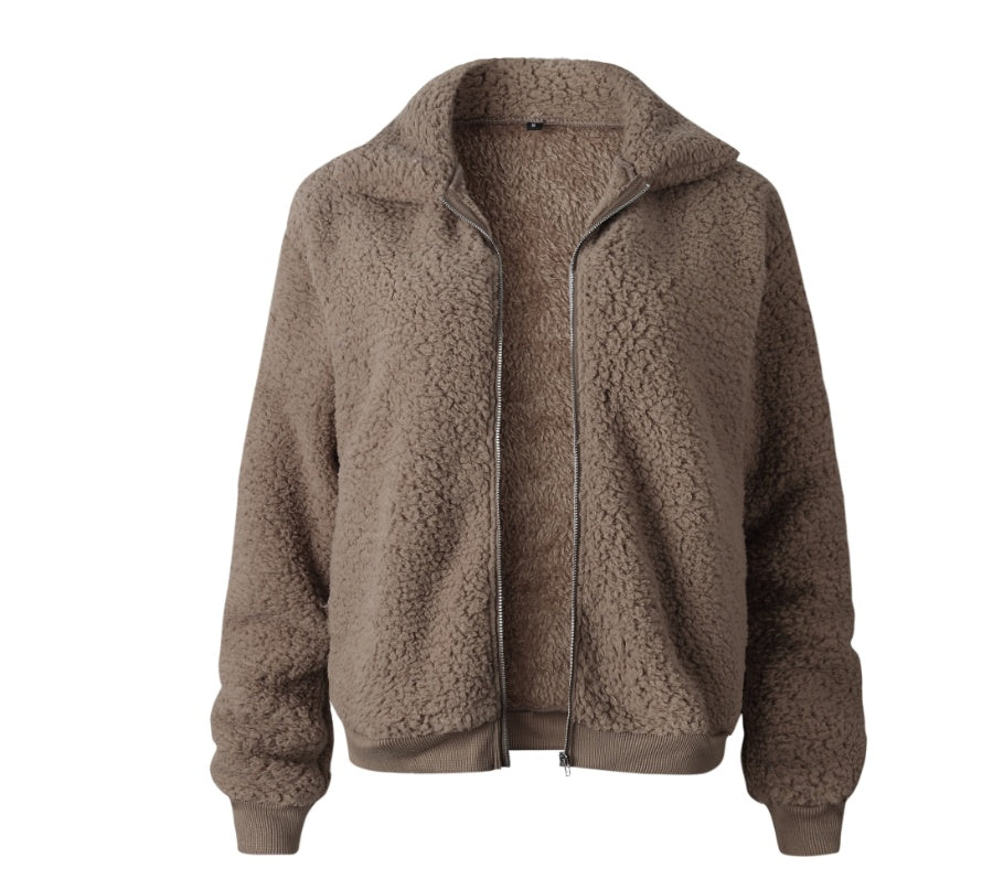 Women Long-sleeved Cardigan- Wild Shirt Jacket