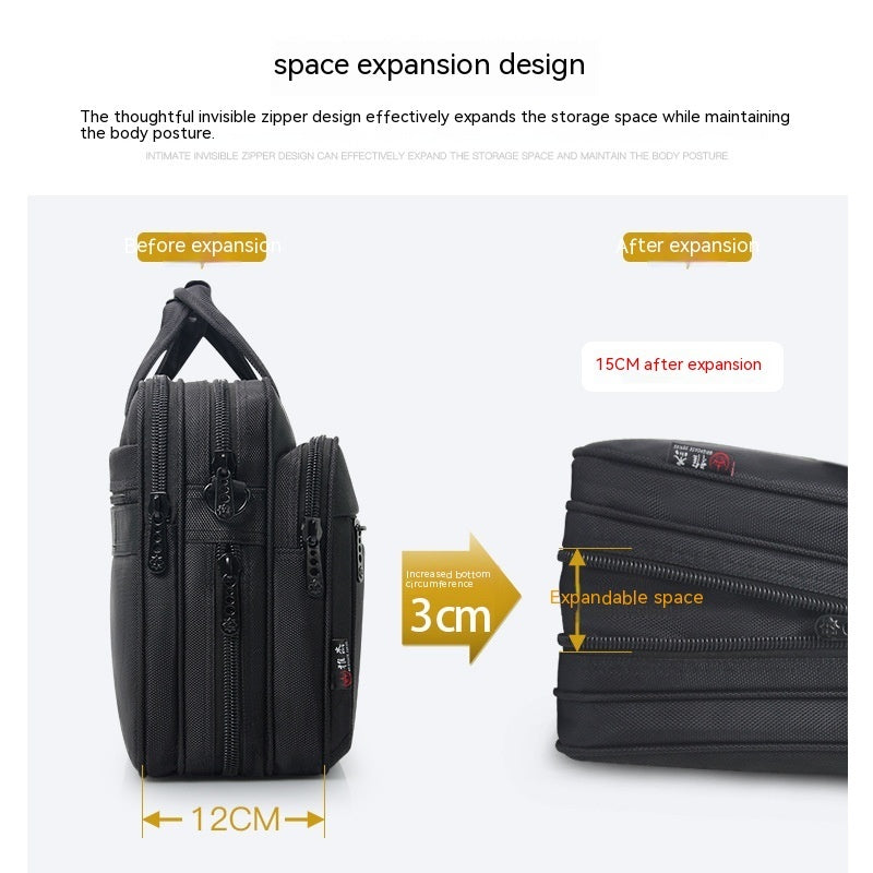 Large Capacity Men's Briefcase