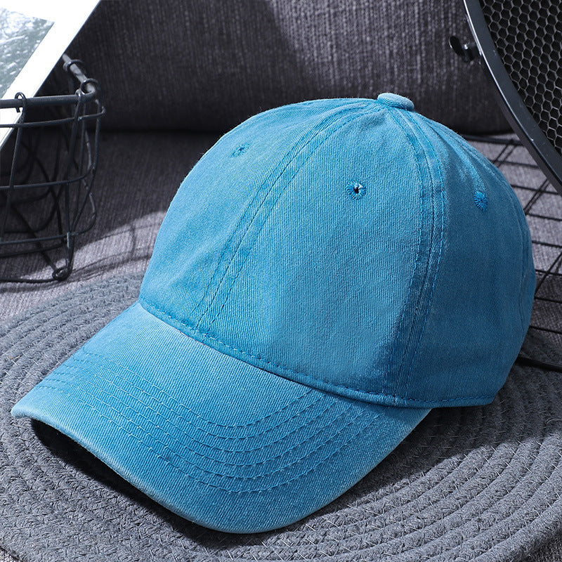 Washed Baseball Caps For Men And Women - Outdoor Distressed Sun Hats Simple Caps