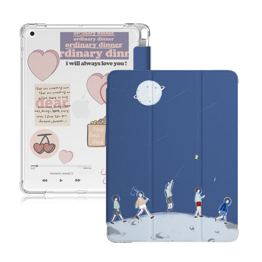 Silicone Covered Flat Shell Compatible with Apple