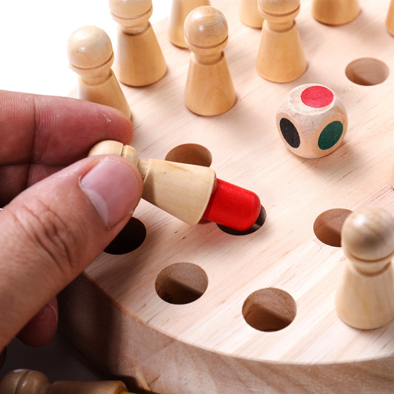 Children's Wooden Educational Toys - Memory Chess Kid Early Education Toys