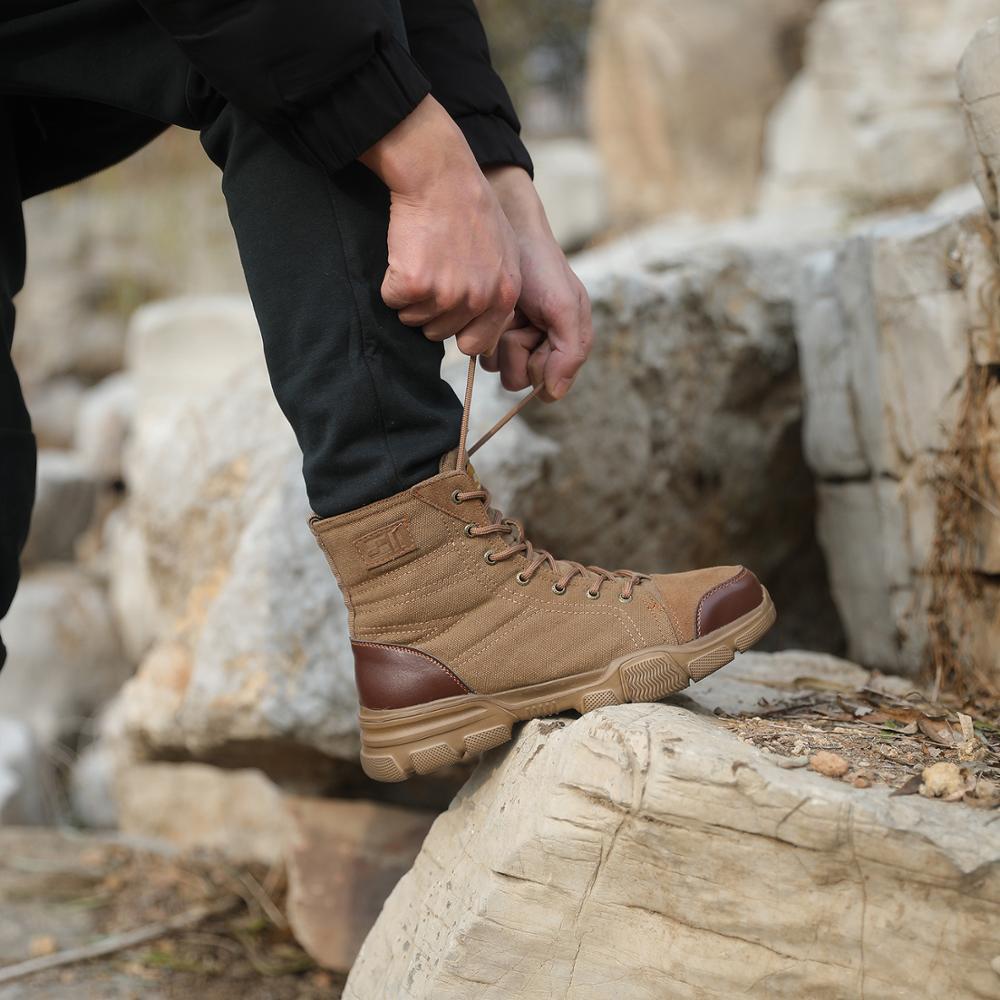 Safety Shoes - Steel Toe Cap High-Top Work Protective Labor Insurance Shoes
