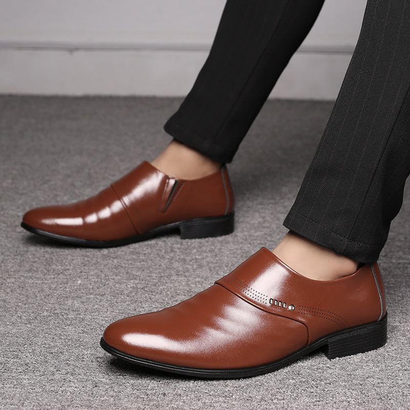 Casual Pointed Toe Shoes for Men - Leather Shoes for Men