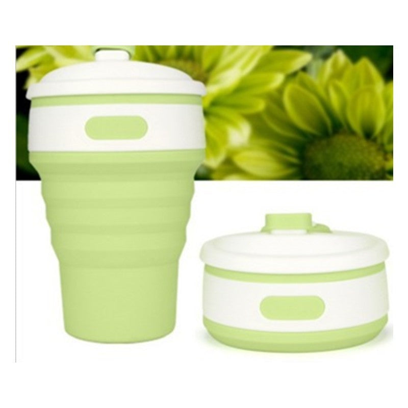 Travel Collapsible Silicone Coffee Cup - Folding Water Cups BPA FREE Food Grade Drinking Ware Mug Tea Coffee Cups