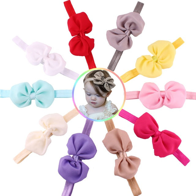 Pretty Solid Color Baby Hair Band