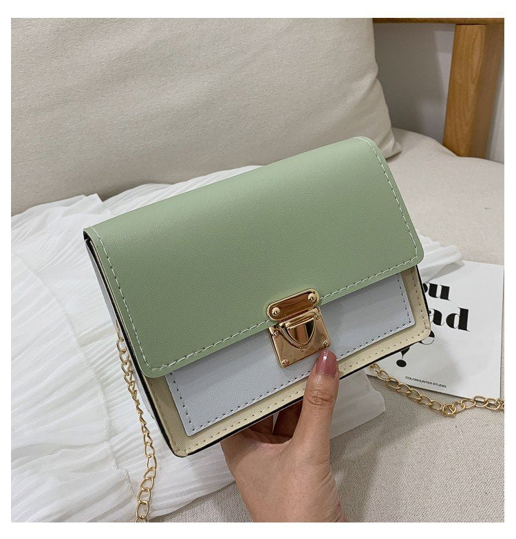 Women's Bag - shoulder messenger bag chain small square bag