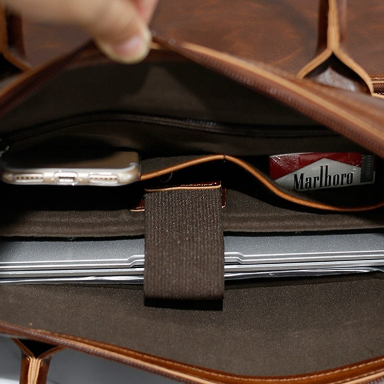 Genuine Leather Men's Handbag