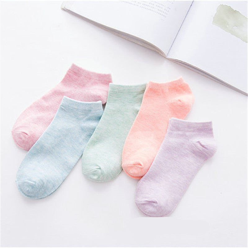Short Ladies Boat Socks - Ladies Socks White Socks Student Socks
