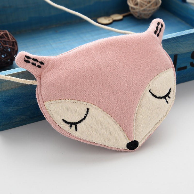 Original Korean Cartoon Small Fox Kids Satchel Purse