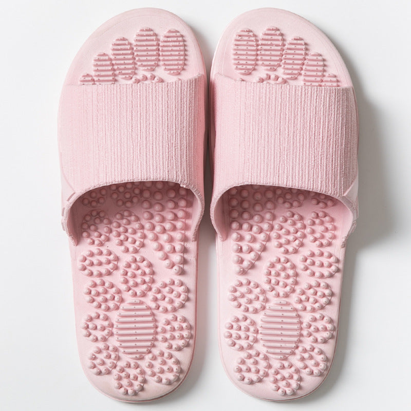 Reflexology Foot Massage Slippers -- Bath Slippers Tension Relief Acupuncture Feet Massager Household Slipper Foot Health Care