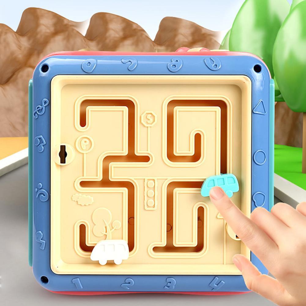 6-in-1 Montessori Learning Cube – The Ultimate Educational Toy for Curious Kids! Baby hexahedron educational toys - JumoShop