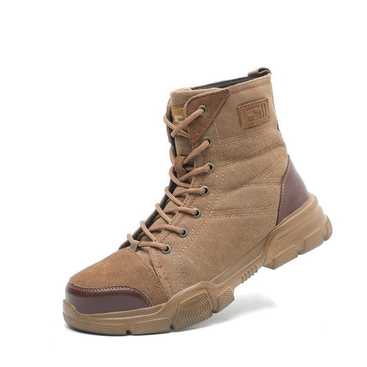 Safety Shoes - Steel Toe Cap High-Top Work Protective Labor Insurance Shoes