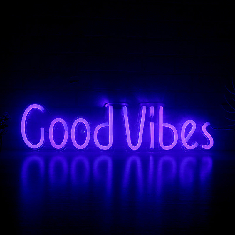Room Decoration Night Light - LED Neon Lights, Acrylic Back Panel,