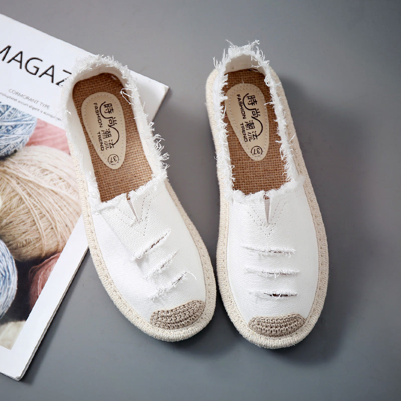 Fisherman Shoes - female lazy shoes
