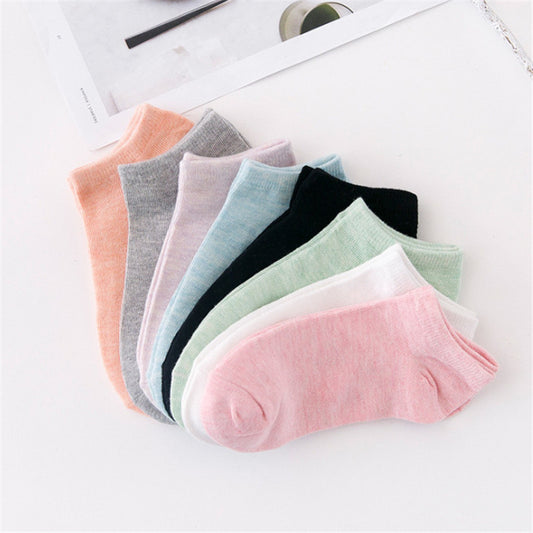 Short Ladies Boat Socks - Ladies Socks White Socks Student Socks