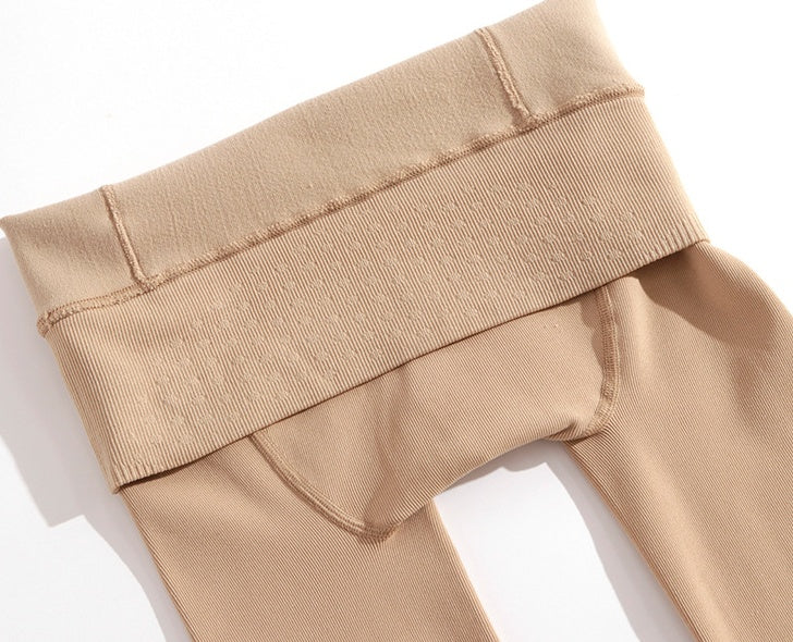 Women Striped Pantyhose Socks - Plus Size High Waist Anti-hook Black Tights Warm Seamless Tights Of Large Sizes