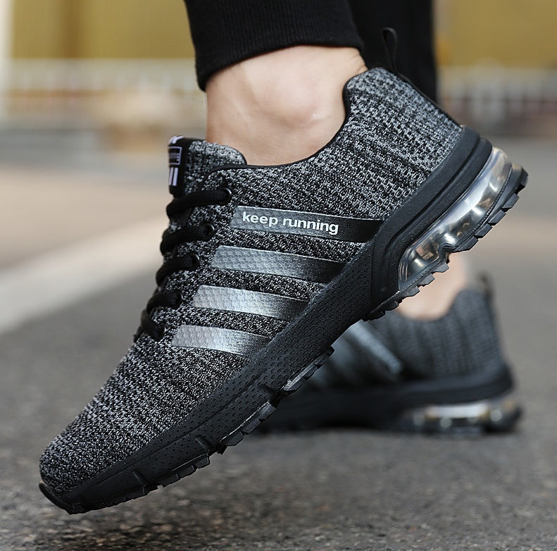 Best Selling Couple Sports Shoes - Breathable Mesh Outdoor Men and Women Running Shoes