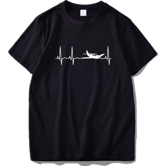 T-shirts — Cartoon Solid Men's Slim Shirt