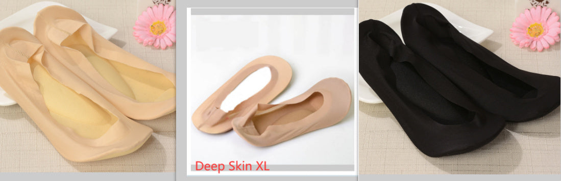 3D Arch Foot Massage Health Care Women Socks - Summer Socks Ice Silk Socks Invisible Slippers Feet Care