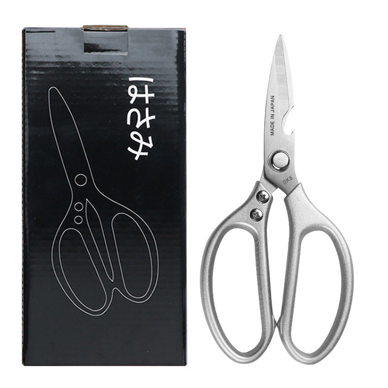 Kitchen Multifunctional Stainless Steel Scissors – Chicken Bone Cleaver, Fish Scale Remover &amp; Meat Cutter! - JumoShop