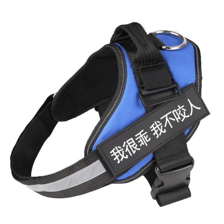 Custom No-Pull Reflective Dog Harness – Personalized Breathable Adjustable Pet Vest for Small & Large Dogs