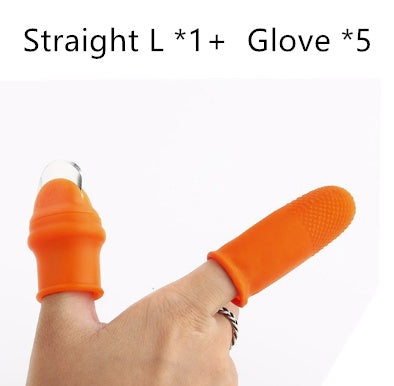 Silicone Thumb Knife Finger Protector – Garden Harvesting Tool for Cutting Vegetables, Fruits & Plants! - JumoShop