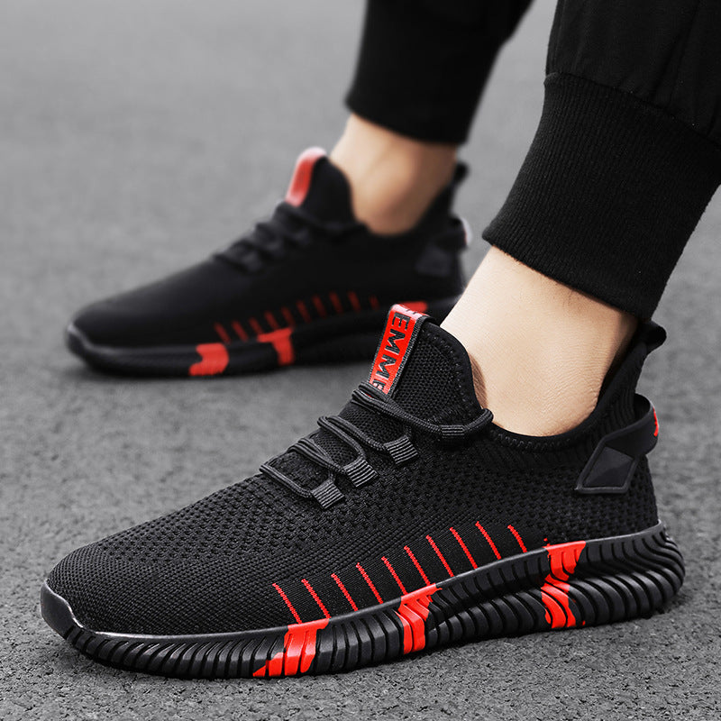 Mesh Sneakers - Men's Breathable Lightweight Running Shoes