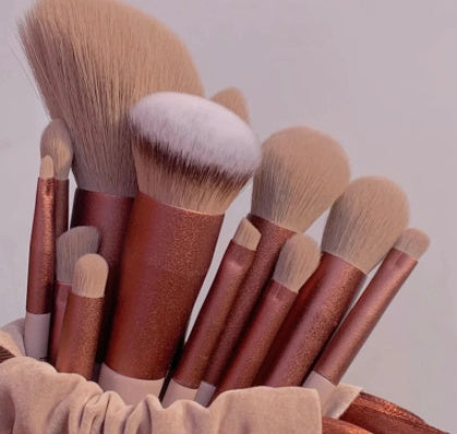 13Pcs Makeup Brush Set Make Up Concealer Brush Blush Powder Brush Eye Shadow Highlighter Foundation Brush Cosmetic Beauty Tools - JumoShop