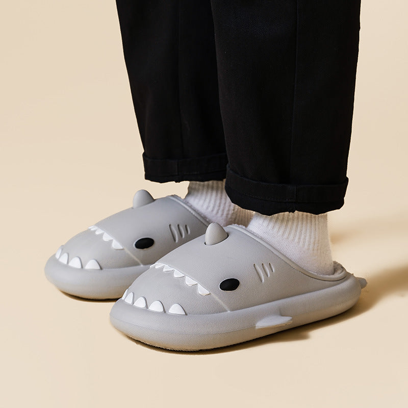 Cartoon Shark Home Slippers