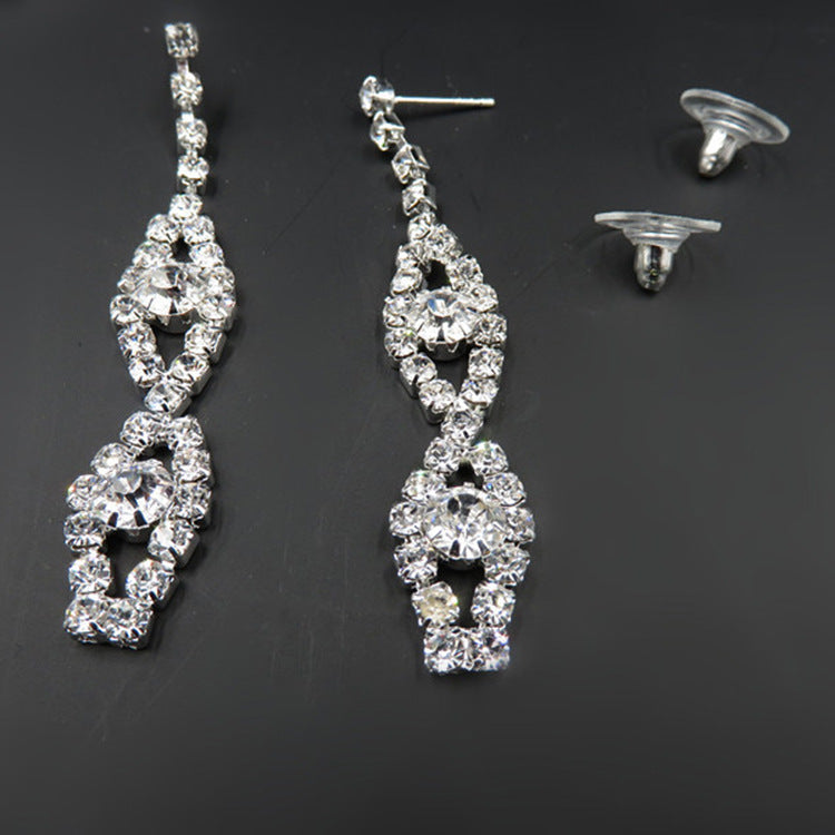 Elegant Two Pieces Jewelry Set - Fashion Bride Jewelry Set