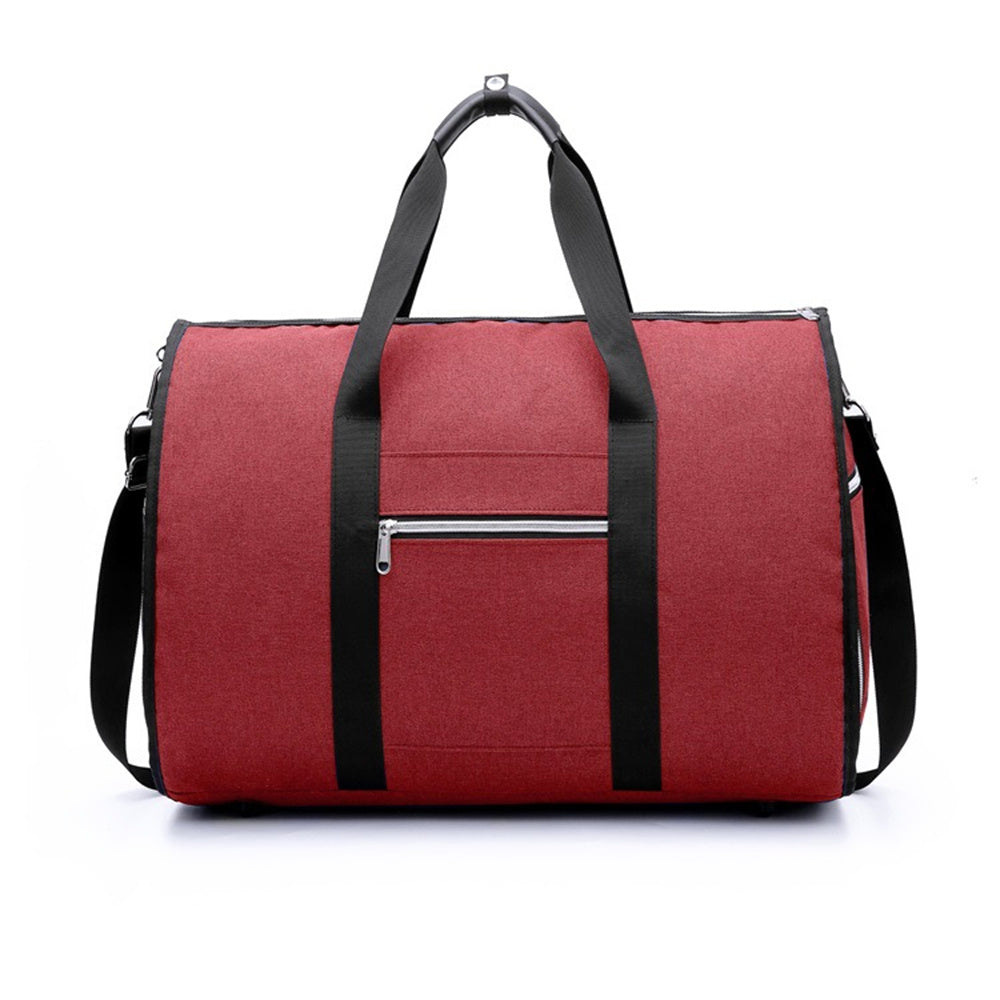 Travel Bag Brand - Men 2 in 1 Garment Bag, High-capacity, Multi-function Foldable Nylon Duffle Bag