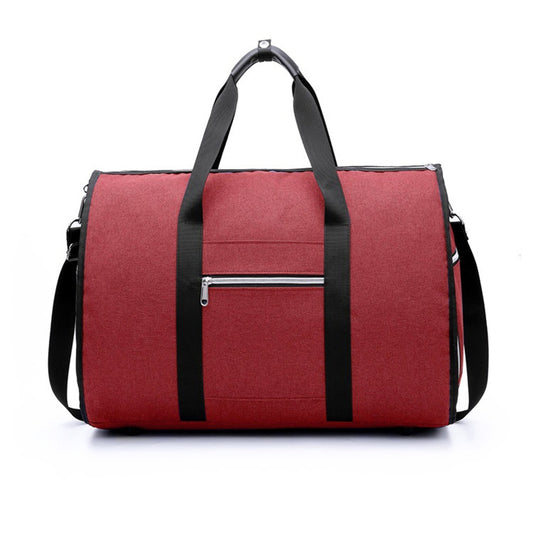 Travel Bag Brand - Men 2 in 1 Garment Bag, High-capacity, Multi-function Foldable Nylon Duffle Bag