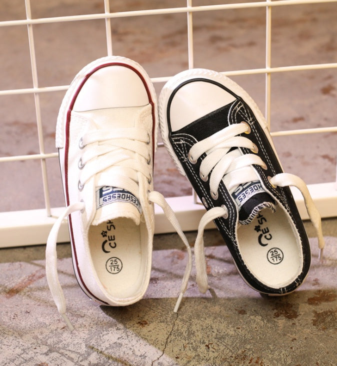Stylish Canvas Shoes - Non-slip Casual Shoes, Student Parent-child Shoes