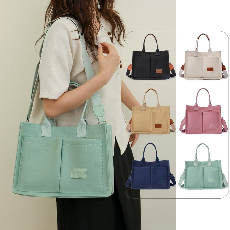 Tote Shoulder Bags - Women's Mommy Bag Large Capacity Messenger Multi Pocket Crossbody Chic Reusable Hand Bag