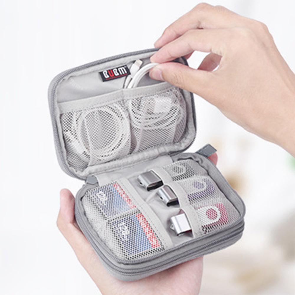 Digital Data Cable Earphone Portable Bag - Mobile Hard Disk Storage Bag