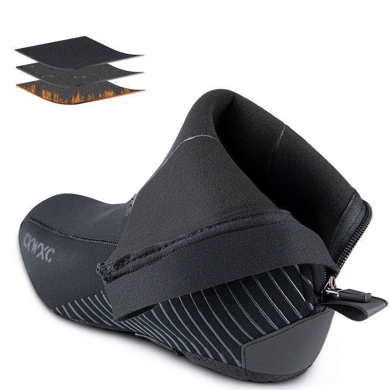 Bike Shoe Cover - lock shoe cover mountain road car windproof and waterproof