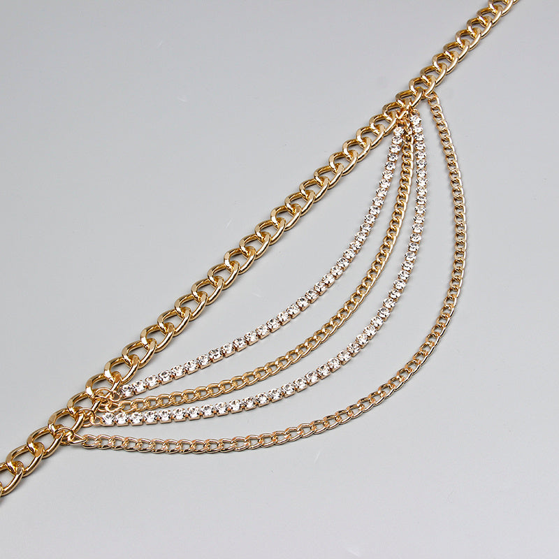 Summer Hot Pants Chain - Multilayer Chain Gold Fashion Jeans Hip Hop Punk Street