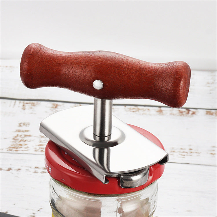 Stainless Steel Manual Adjustable Bottle Opener – Screw Seal Cap Remover with Anti-Skid Handle! Manual Screw Seal Adjustable Bottle Opener - JumoShop