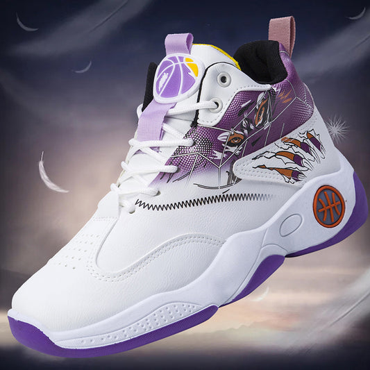 High-top Breathable Basketball Shoes - Sneakers