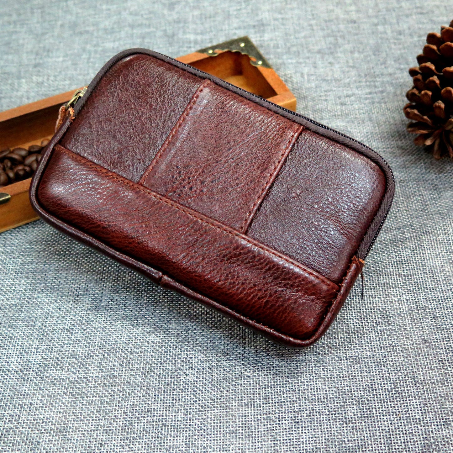 Multifunction Leather Belt and Handbag