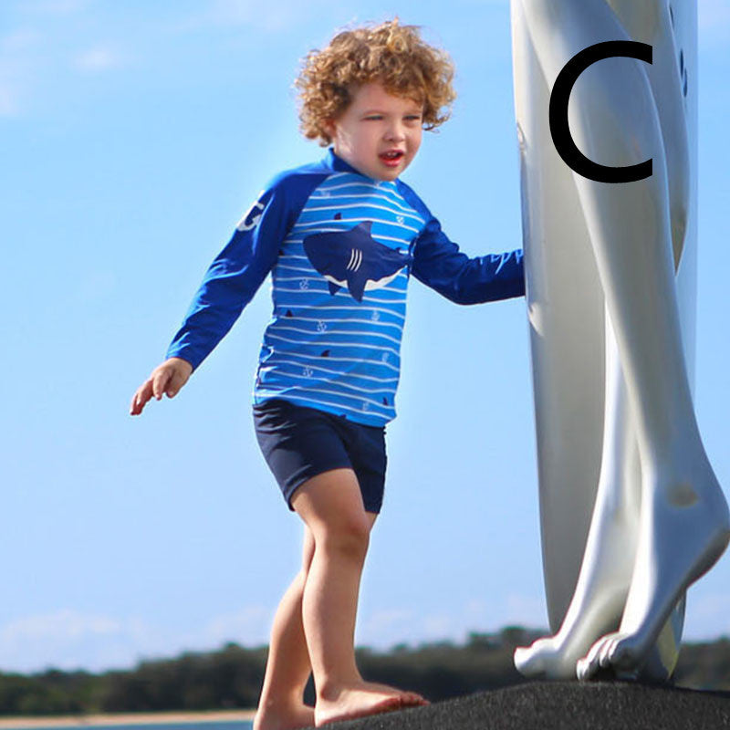 Children's Swimsuit-  Boys Split Boy Quick-Drying Swimsuit
